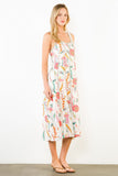 THML Alena Thin Strap Floral Pattern Dress