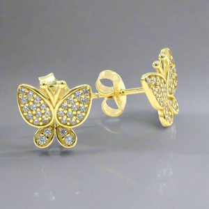 Abley Butterfly Stud Earrings