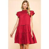 Rosie Scrunch Neck Mini PINCH Dress