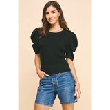 Maddie Twisted Sleeves Sweater PINCH Top