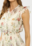 Lovestitch Inez Floral Print Mini Dress