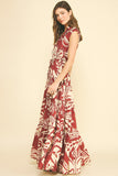 PINCH Ruth Floral Tiered Maxi Dress