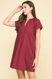 PINCH Harper V Neck Tunic Mini Dress