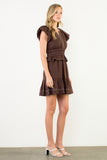 Gwen Short Sleeve V-Neck THML Dress