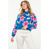 Robin Flower Knit THML Sweater