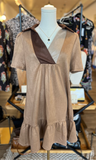 Grace Short Sleeve Suede THML Dress