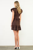 Gwen Short Sleeve V-Neck THML Dress