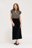 Florence Grade and Gather Floral Ruffle Sleeve Blouse