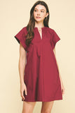 PINCH Harper V Neck Tunic Mini Dress