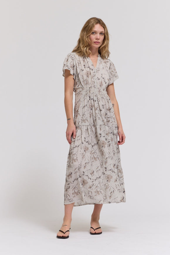 gathered satin midi dress Gathered satin midi dress - navy