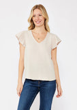 Lovestitch Lynn Flutter Sleeve Top