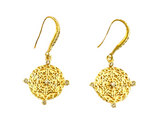 Arnia Gold Coin Dangle Earrings