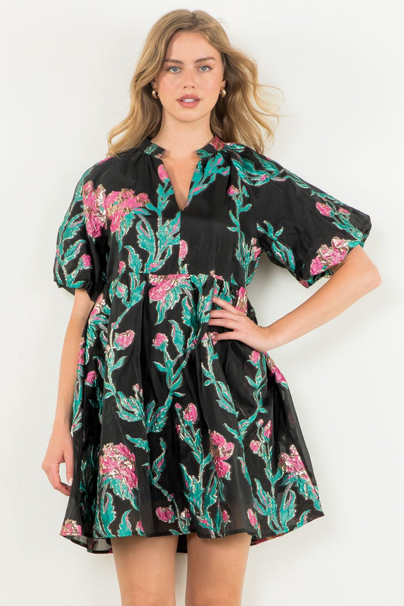 Azura Puff Sleeve THML Dress