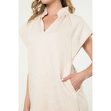 Joslyn Short Sleeve Textured THML Dress