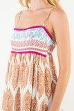 THML Maya Strap Print Maxi Dress