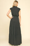 Megan Sleeveless Tiered Maxi PINCH Dress