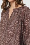 Sammie Abstract Animal Printed Current Air Blouse