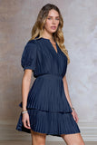 Lilibeth Pleated  Current Air Mini Dress