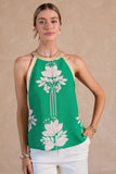 Kesha Halter With Back Key Hole Current Air Blouse