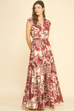 PINCH Ruth Floral Tiered Maxi Dress
