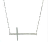 Abigail CZ Cross Necklace