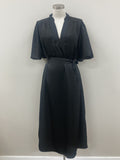 THML Rosalie Short Sleeve Silk Midi Dress