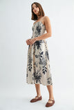 Jovie Floral Midi FUN2FUN Dress
