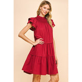 Rosie Scrunch Neck Mini PINCH Dress