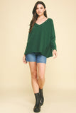 Ivana Soft V Neck Knit PINCH Sweater