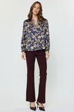 Anna Ruffled Collar Current Air Blouse
