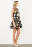 THML Isabella Sleeveless Tiered Floral Print Dress