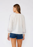 Lovestitch Dana Embroidered Long Sleeve Top