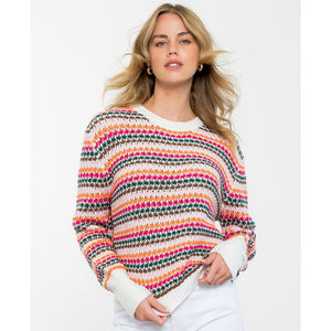 Lynn Multi Color Knit THML Sweater