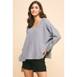 Isabelle Soft V Neck Knit PINCH Sweater