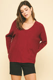 Lori Soft V Neck Knit PINCH Sweater