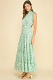 PINCH Charlie Floral Print Tiered Maxi Dress