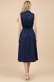 PINCH Adalynn Sleeveless A Line Shirt  Midi Dress