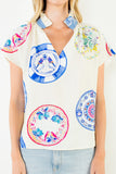 THML Stasie Lightweight Sleeveless Printed Top