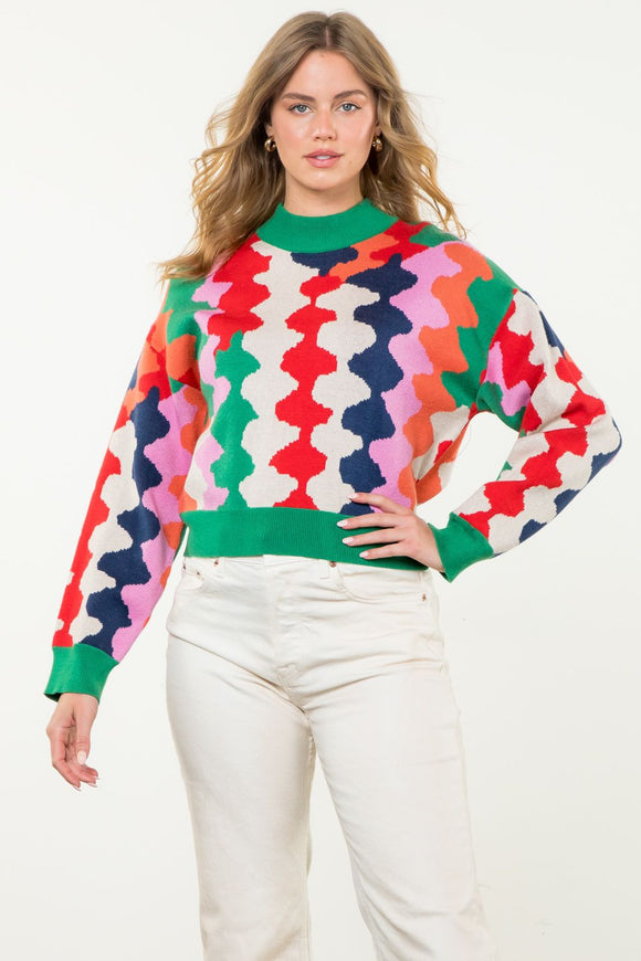 Daphne Multi Color THML Sweater