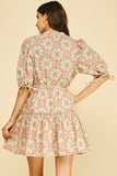 PINCH Robin Floral Print Mini Dress