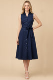 PINCH Adalynn Sleeveless A Line Shirt  Midi Dress
