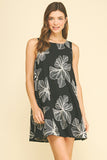 PINCH Karly Floral Embroidered A Line Mini Dress