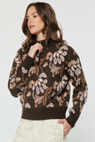 Azura Pattern Jacquard Sweater Current Air Sweater
