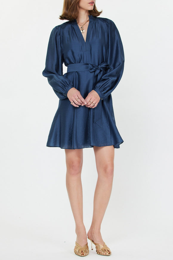 Rocio Long Sleeve Button Down Current Air Dress Xs
