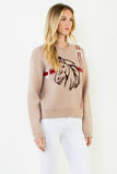 THML Lucille Horse Head Print Sweater