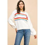 Taylor Rainbow Stripe PINCH Sweater