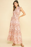 PINCH Devyn Seashell Print Maxi Dress