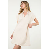 Joslyn Short Sleeve Textured THML Dress