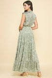 Emily Print Tiered Maxi PINCH Dress