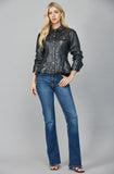 Twyla Faux Leather FATE Jacket